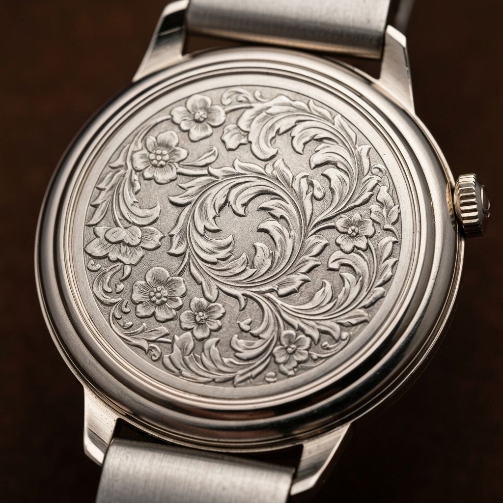 Vista posterior del reloj